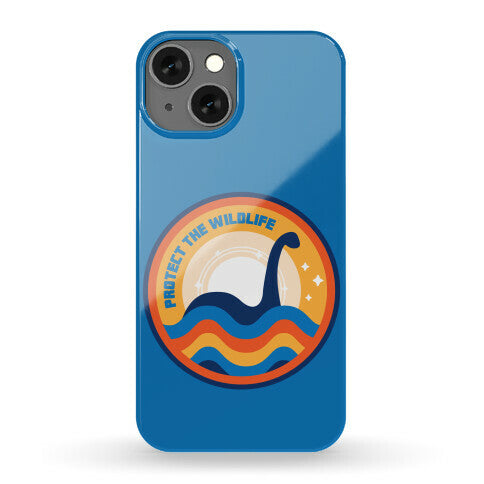 Protect The Wildlife - Nessie, Loch Ness Monster Phone Case