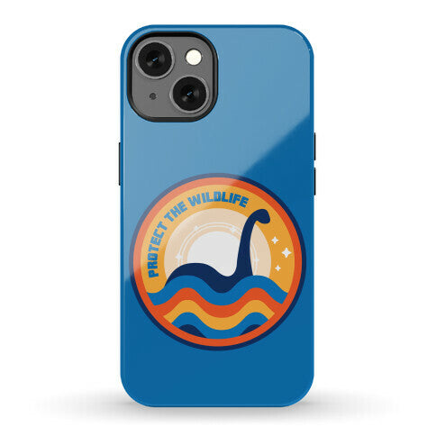 Protect The Wildlife - Nessie, Loch Ness Monster Phone Case