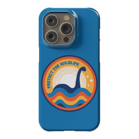 Protect The Wildlife - Nessie, Loch Ness Monster Phone Case