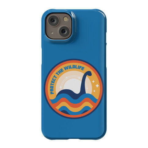 Protect The Wildlife - Nessie, Loch Ness Monster Phone Case