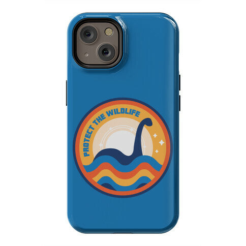 Protect The Wildlife - Nessie, Loch Ness Monster Phone Case