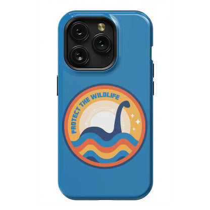 Protect The Wildlife - Nessie, Loch Ness Monster Phone Case