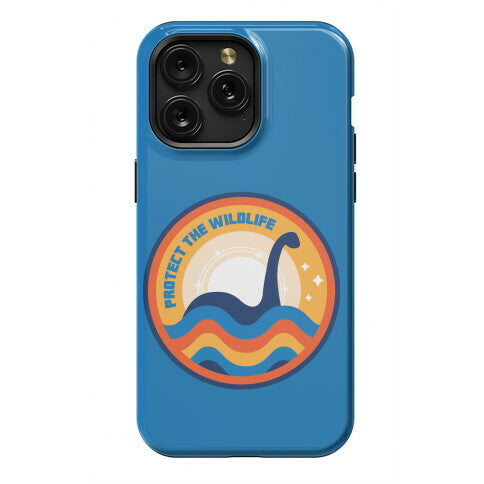 Protect The Wildlife - Nessie, Loch Ness Monster Phone Case