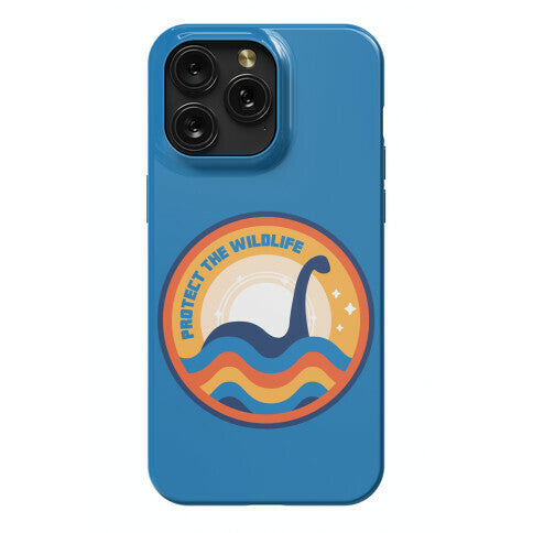 Protect The Wildlife - Nessie, Loch Ness Monster Phone Case