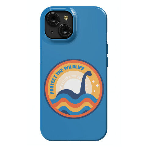 Protect The Wildlife - Nessie, Loch Ness Monster Phone Case