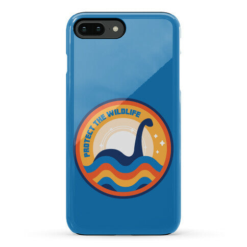 Protect The Wildlife - Nessie, Loch Ness Monster Phone Case