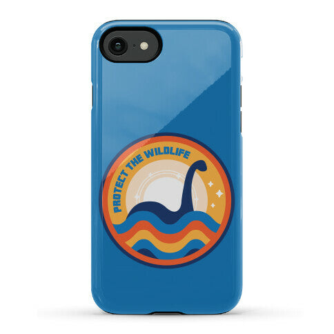 Protect The Wildlife - Nessie, Loch Ness Monster Phone Case