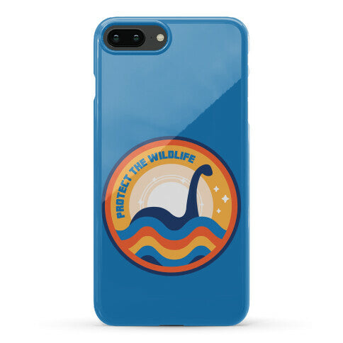 Protect The Wildlife - Nessie, Loch Ness Monster Phone Case