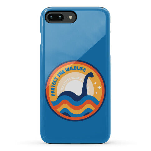 Protect The Wildlife - Nessie, Loch Ness Monster Phone Case