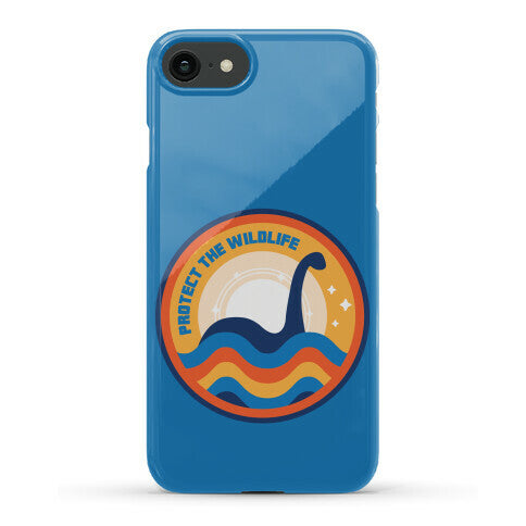 Protect The Wildlife - Nessie, Loch Ness Monster Phone Case
