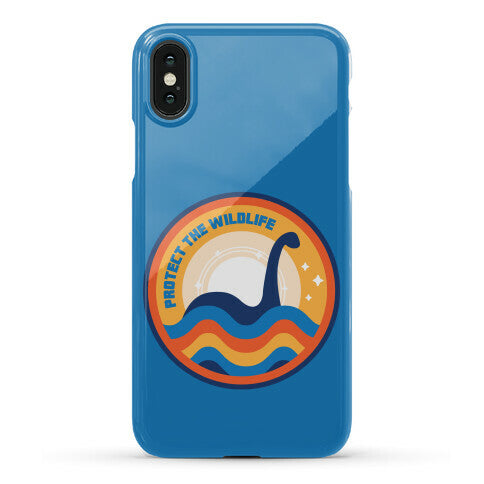 Protect The Wildlife - Nessie, Loch Ness Monster Phone Case