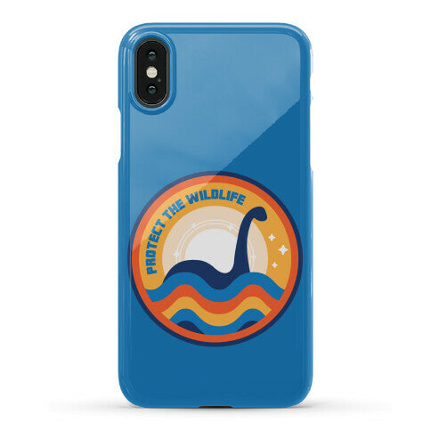 Protect The Wildlife - Nessie, Loch Ness Monster Phone Case