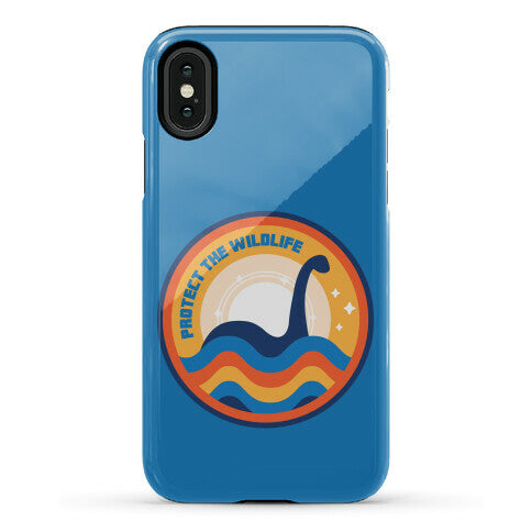 Protect The Wildlife - Nessie, Loch Ness Monster Phone Case