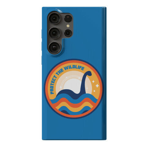 Protect The Wildlife - Nessie, Loch Ness Monster Phone Case