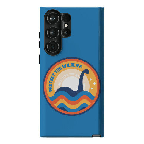 Protect The Wildlife - Nessie, Loch Ness Monster Phone Case