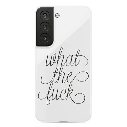 WTF Live Laugh Love Script Parody Phone Case