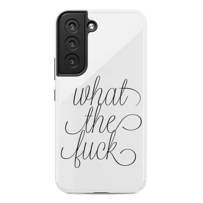 WTF Live Laugh Love Script Parody Phone Case