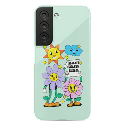 Climate Change Is Real Cartoon Phone Case