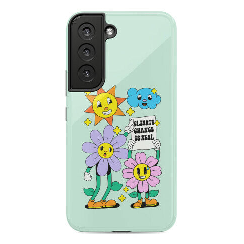 Climate Change Is Real Cartoon Phone Case