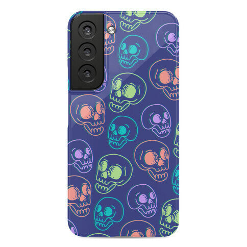 Pastel Skulls Glitch Phone Case