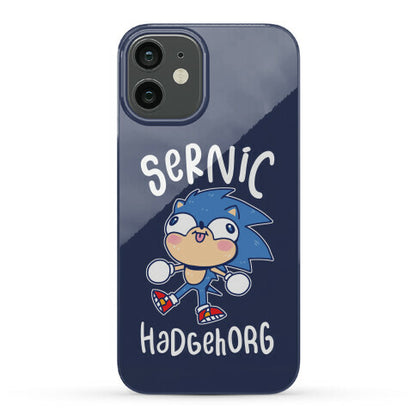 Derpy Sonic Sernic Hadgehorg Phone Case