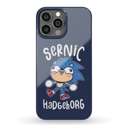 Derpy Sonic Sernic Hadgehorg Phone Case