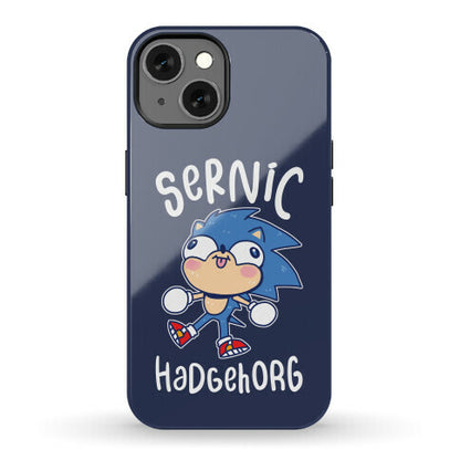 Derpy Sonic Sernic Hadgehorg Phone Case