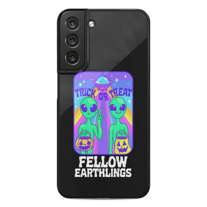 Trick Or Treat Fellow Earthlings Phone Case
