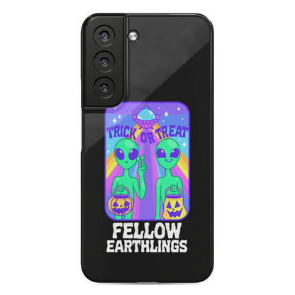 Trick Or Treat Fellow Earthlings Phone Case
