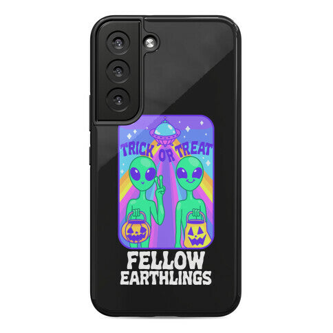 Trick Or Treat Fellow Earthlings Phone Case