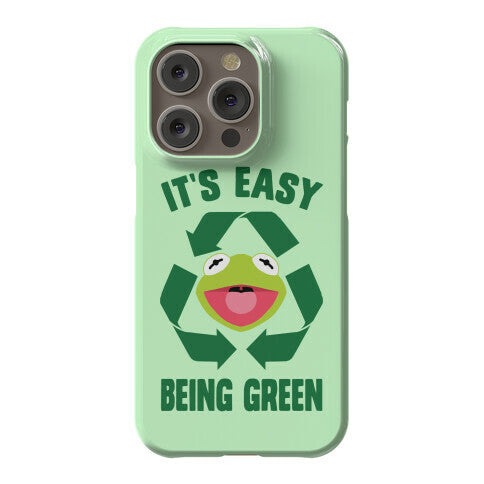 It's Easy Being Green Recycling Kermit Phone Case