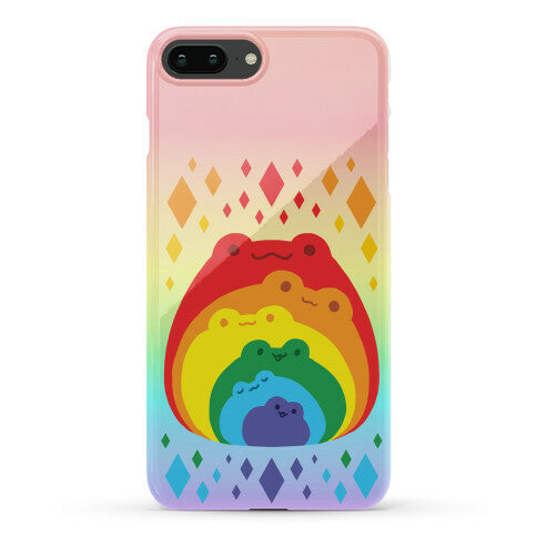 Frogs In Frogs In Frogs Rainbow Phone Case