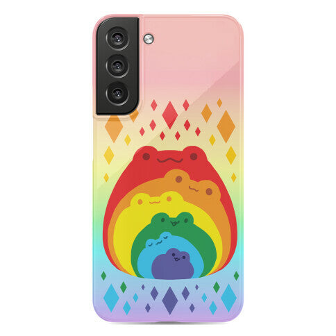 Frogs In Frogs In Frogs Rainbow Phone Case