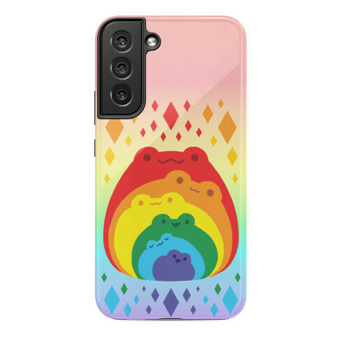 Frogs In Frogs In Frogs Rainbow Phone Case