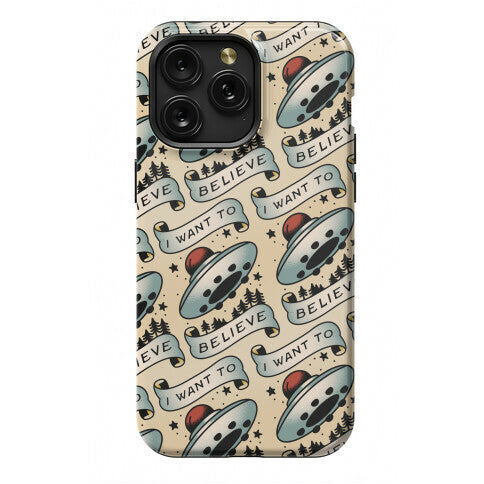 I Want to Believe (Old School Tattoo) Phone Case