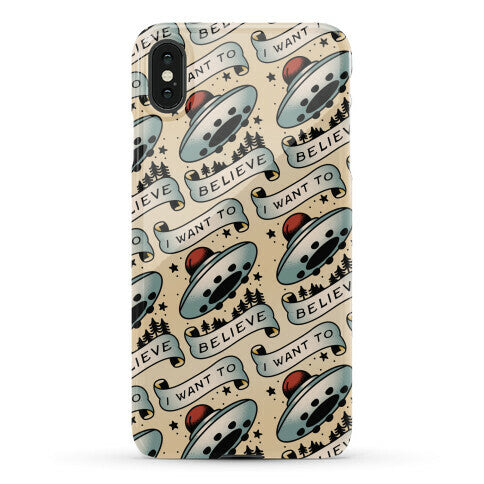 I Want to Believe (Old School Tattoo) Phone Case