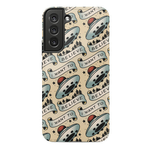 I Want to Believe (Old School Tattoo) Phone Case