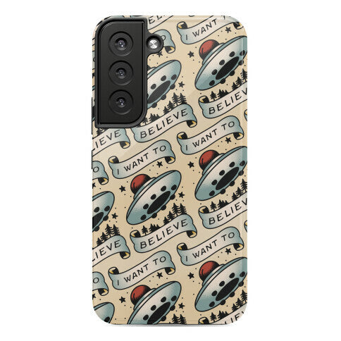 I Want to Believe (Old School Tattoo) Phone Case