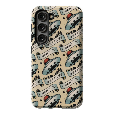 I Want to Believe (Old School Tattoo) Phone Case