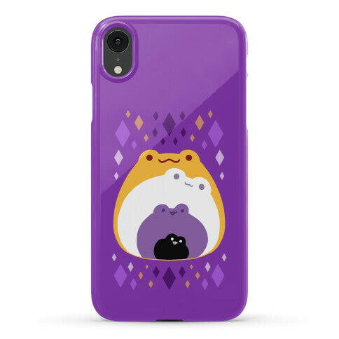 Frogs In Frogs In Frogs Nonbinary Pride Phone Case