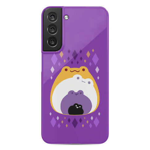 Frogs In Frogs In Frogs Nonbinary Pride Phone Case