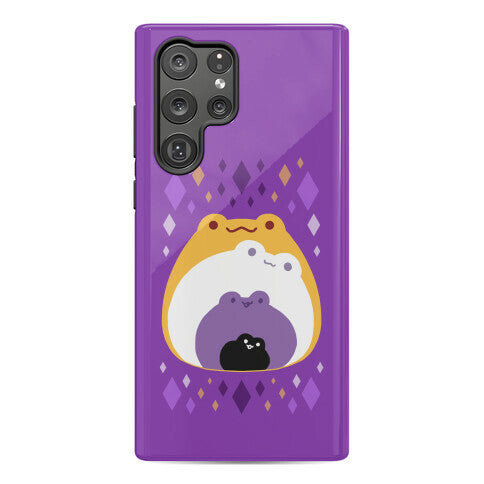 Frogs In Frogs In Frogs Nonbinary Pride Phone Case