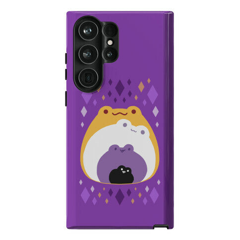 Frogs In Frogs In Frogs Nonbinary Pride Phone Case