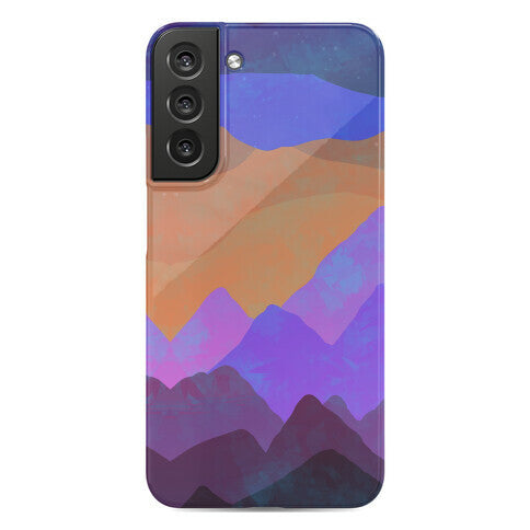 Abstract Mountain Sunset Phone Case
