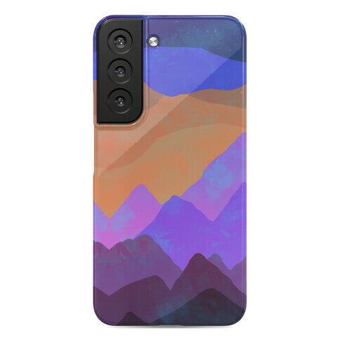 Abstract Mountain Sunset Phone Case
