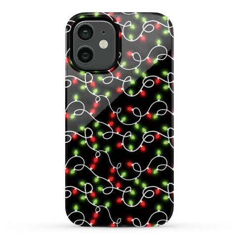 Christmas Lights Pattern Phone Case