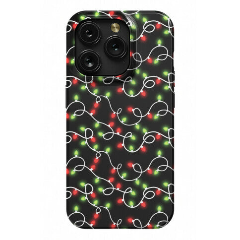 Christmas Lights Pattern Phone Case