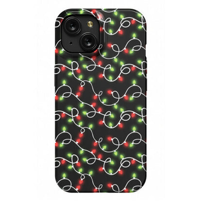Christmas Lights Pattern Phone Case