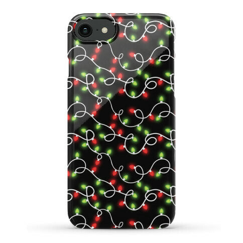 Christmas Lights Pattern Phone Case