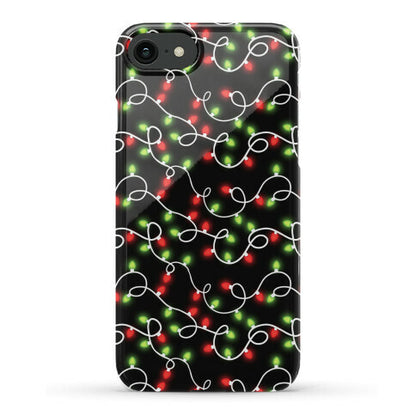 Christmas Lights Pattern Phone Case
